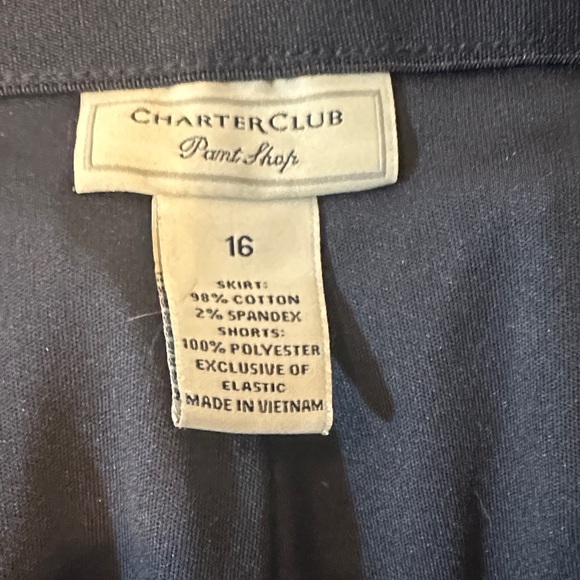 Charter Club Paisley Mini Skirt - Blue, Green, Cream - Picture 3 of 3